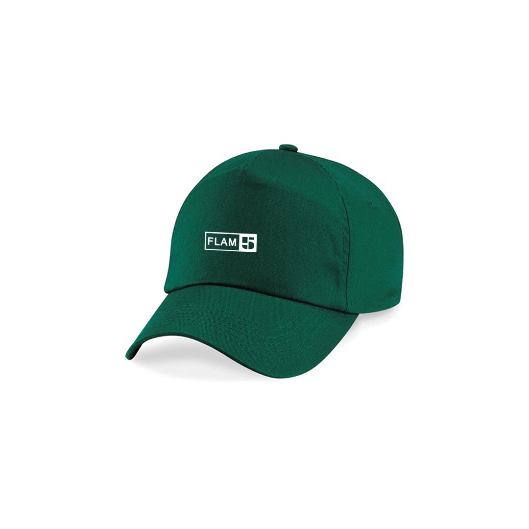 FLAM5 LOGO SNAPBACK CAP GREEN - Flam5drumming