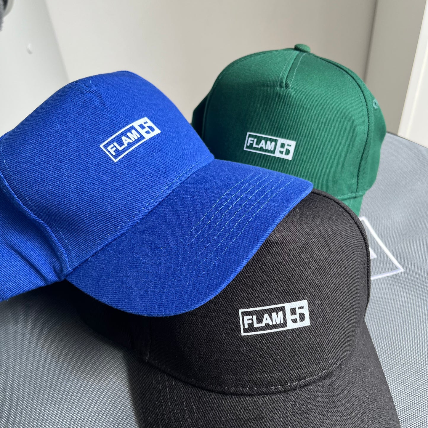 FLAM5 LOGO SNAPBACK CAP GREEN - Flam5drumming