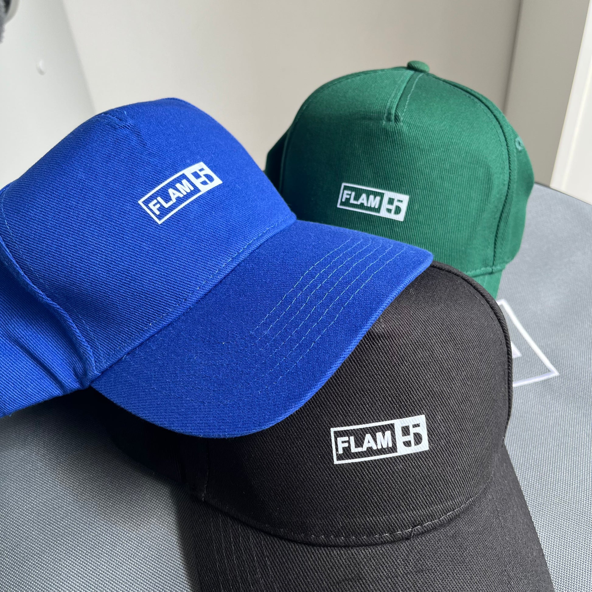 FLAM5 LOGO SNAPBACK CAP GREEN - Flam5drumming