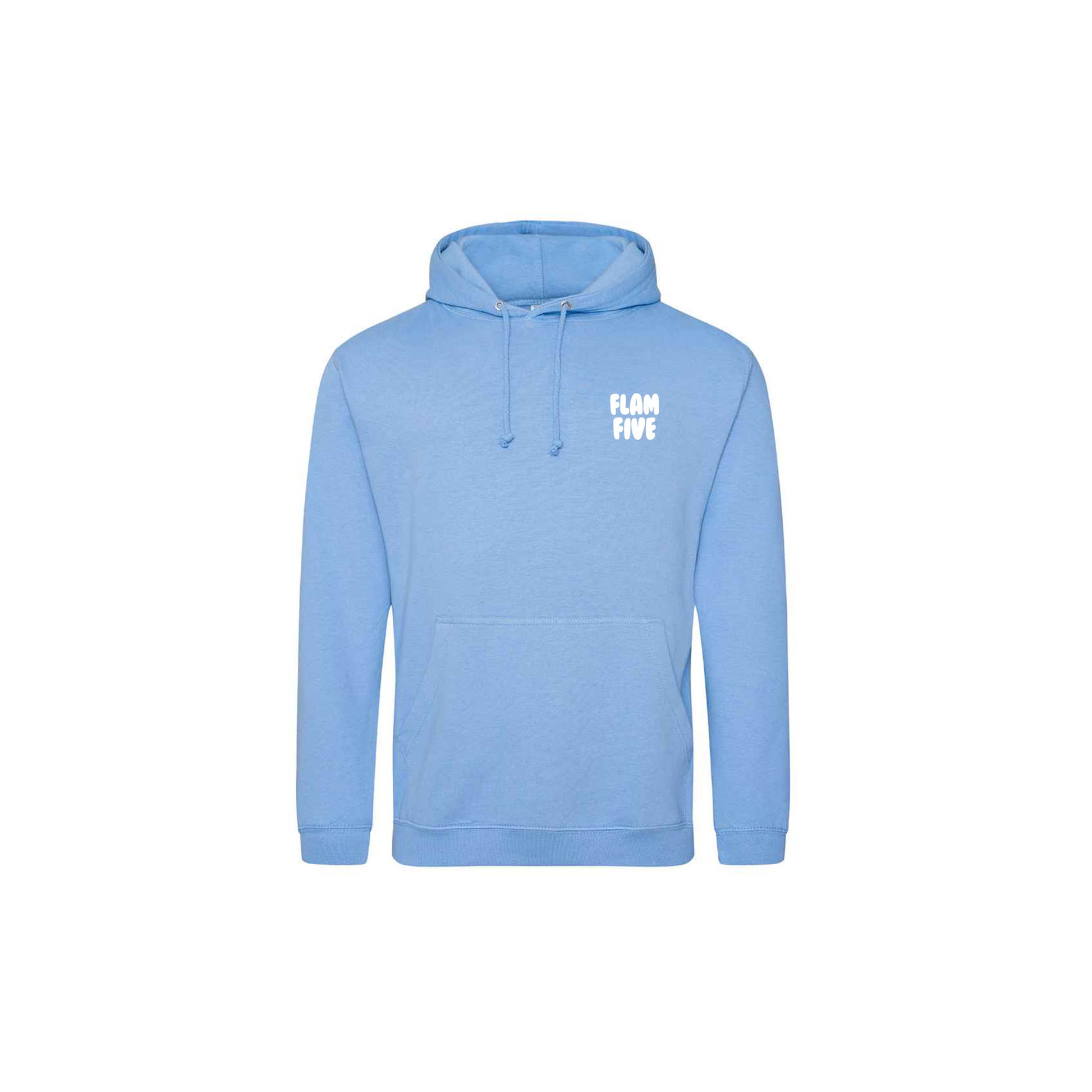 NEW FLAM5 BABY BLUE "BAND PRACTICE" HOODIE - Flam5drumming