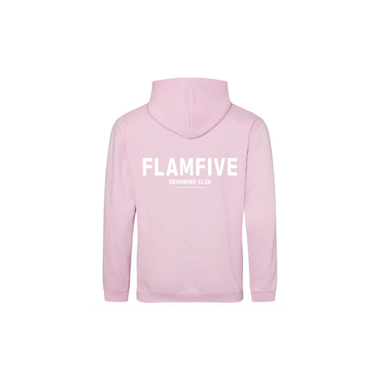 FLAM5 DRUMMING CLUB HOODIE BABY PINK