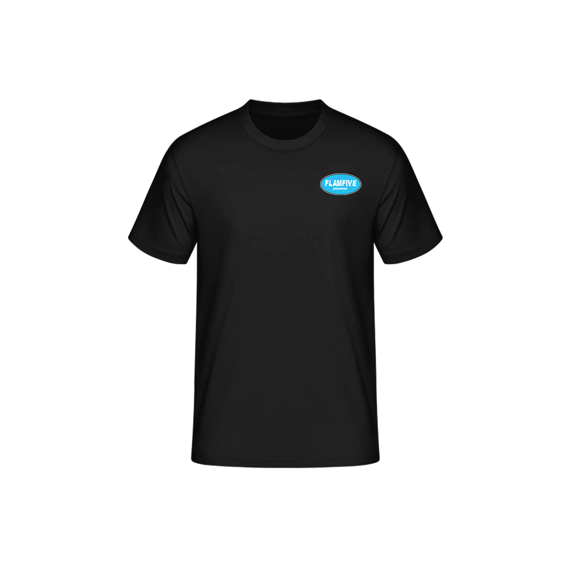 FLAM BLUE RACEWAY TSHIRT GREY - Flam5drumming