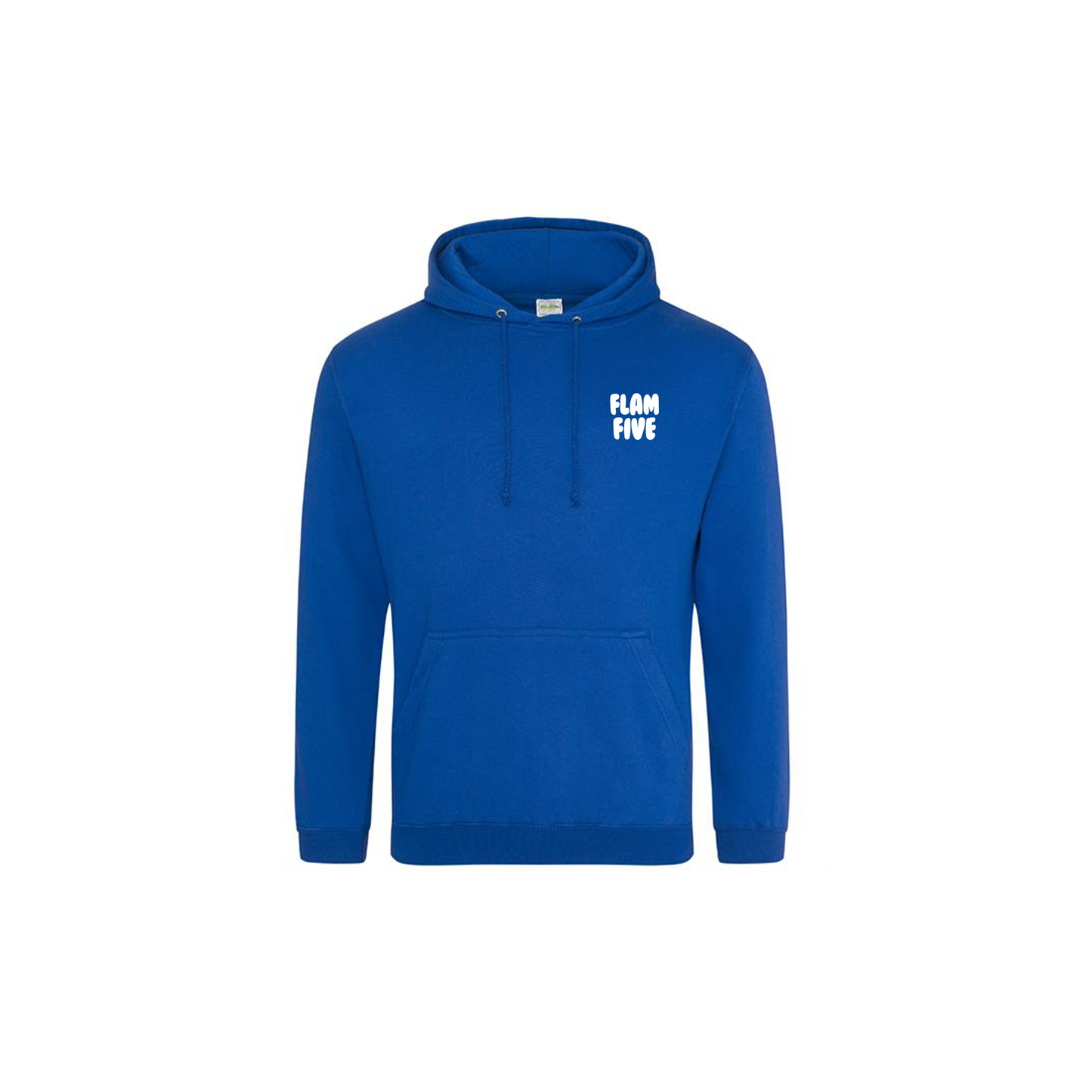 NEW FLAM5 BLUE "BAND PRACTICE" HOODIE WHITE - Flam5drumming