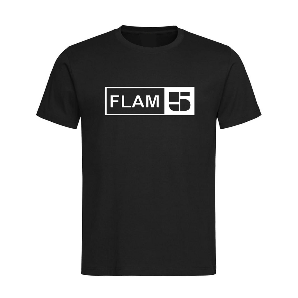 FLAM5 BLACK TSHIRT - Flam5drumming