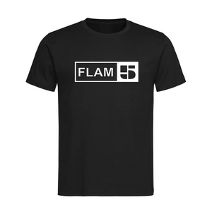 FLAM5 BLACK TSHIRT - Flam5drumming