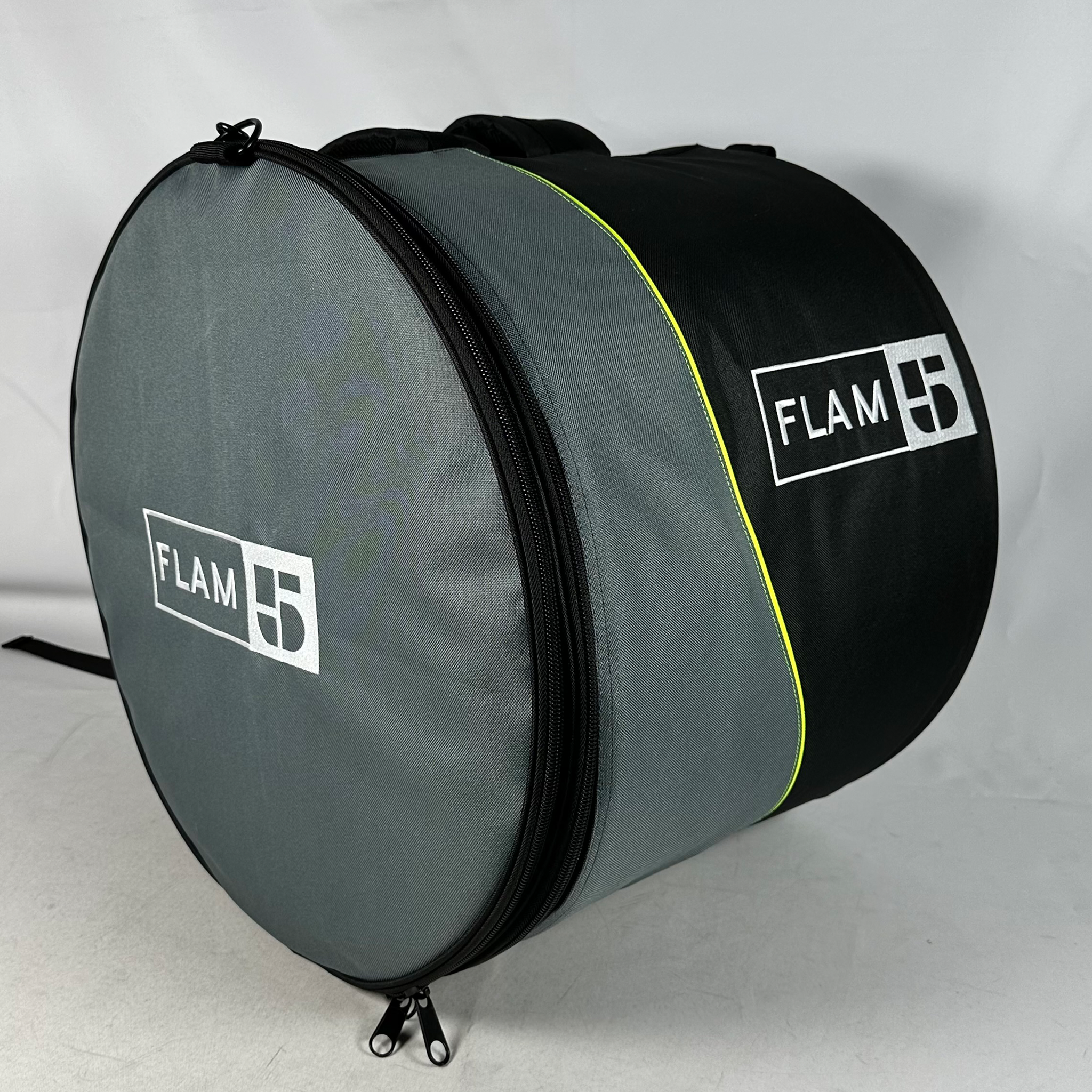 FLAM5 V2 SNARE DRUM CARRY CASE GREY DRUM BAG FLAM5DRUMMING